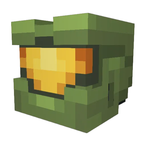 LJWITTY Minecraft avatar head, 3D render