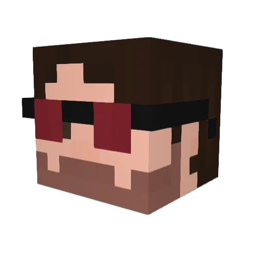 LJ_Speedwagon Minecraft avatar head, 3D render