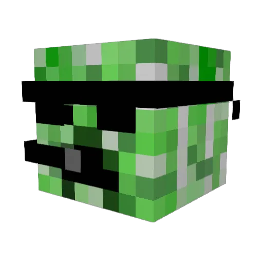 LK99Lp Minecraft avatar head, 3D render