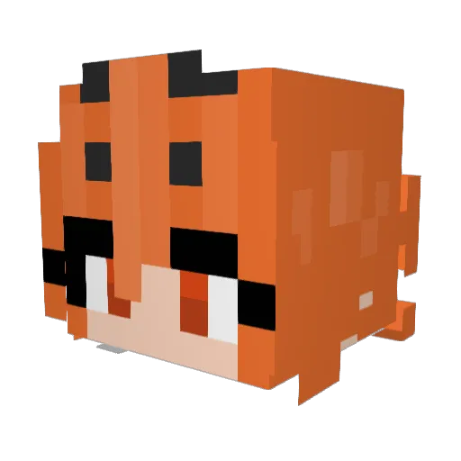 LKB_Lbrom Minecraft avatar head, 3D render