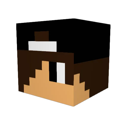 LKGWhiteBoy Minecraft avatar head, 3D render