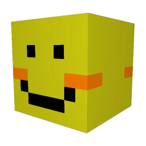 LKHLKH Minecraft avatar head, 3D render