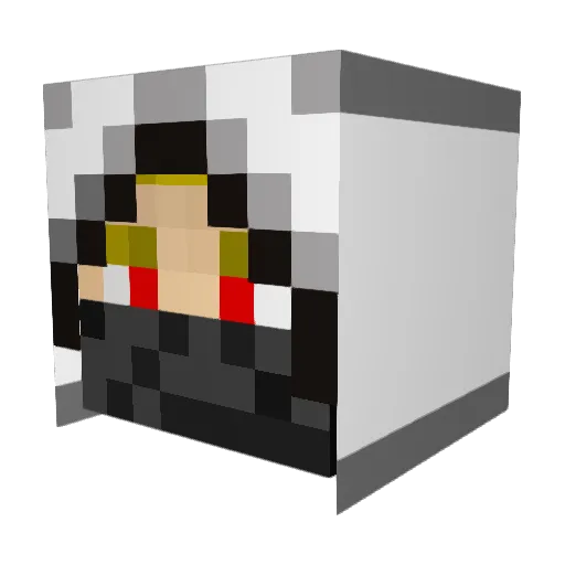 LKJocker7 Minecraft avatar head, 3D render
