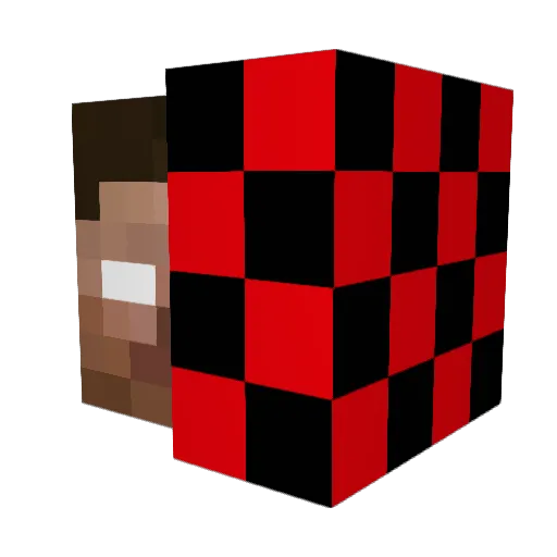 LKY_Llama Minecraft avatar head, 3D render