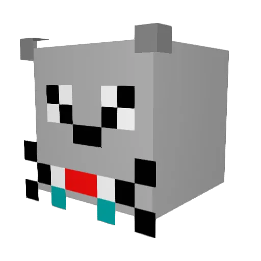 LK_Lee Minecraft avatar head, 3D render