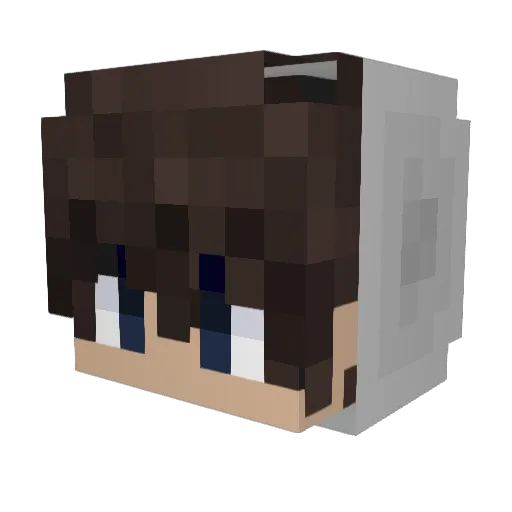 LKarachi Minecraft avatar head, 3D render