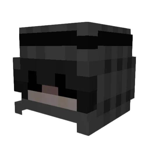 LKziinn Minecraft avatar head, 3D render