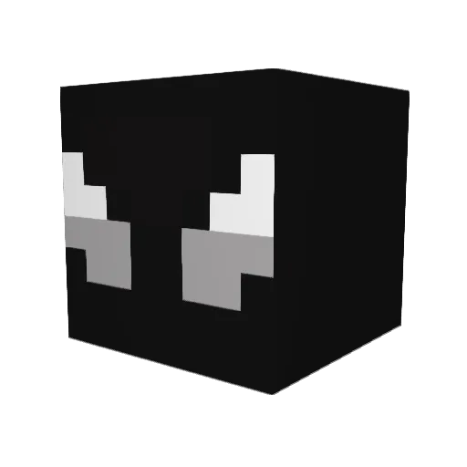 LLCoolJP Minecraft avatar head, 3D render