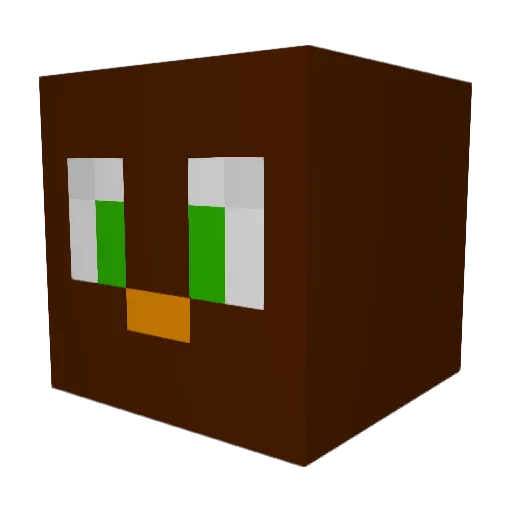 LLDominik Minecraft avatar head, 3D render