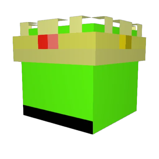 LLLaspas Minecraft avatar head, 3D render