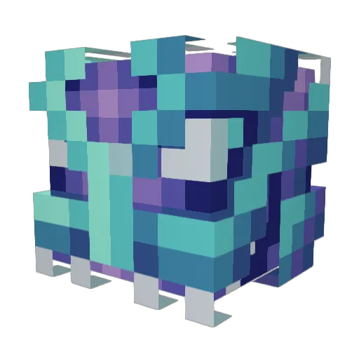 LLMiller00 Minecraft avatar head, 3D render