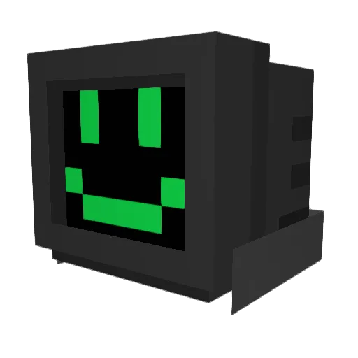 LLang19 Minecraft avatar head, 3D render