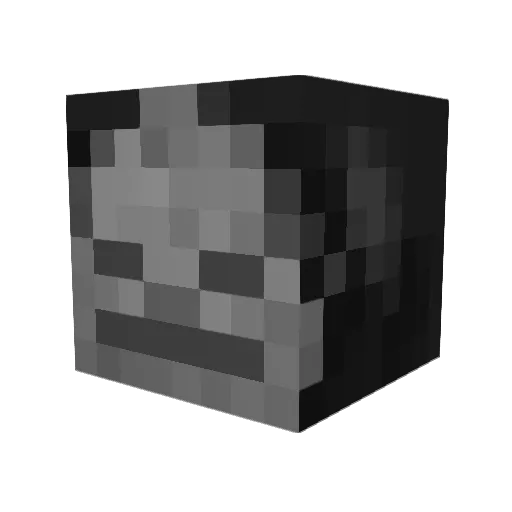 LLegoman98 Minecraft avatar head, 3D render