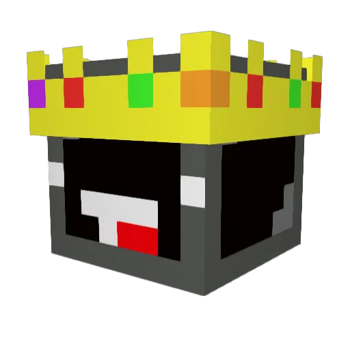 LLinkan Minecraft avatar head, 3D render
