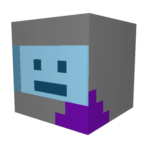 LLoucas Minecraft avatar head, 3D render