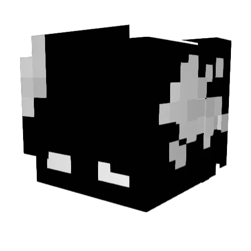 LLynxK14 Minecraft avatar head, 3D render