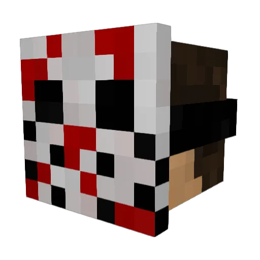 LMGsprayer Minecraft avatar head, 3D render