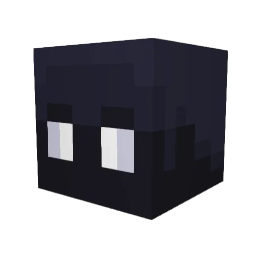 LMH_is_alive Minecraft avatar head, 3D render