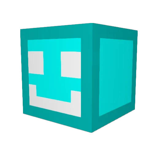 LMK5778 Minecraft avatar head, 3D render