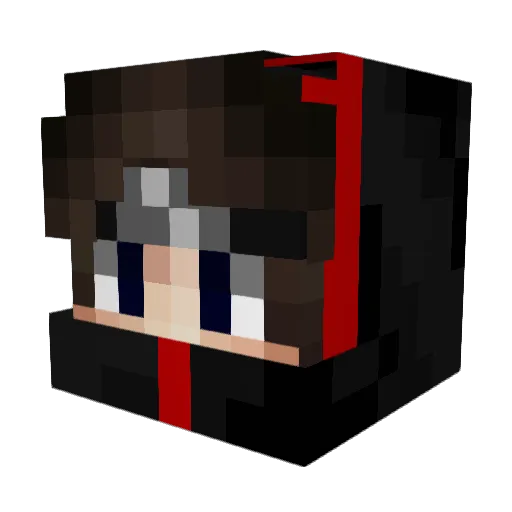 LMMLPRO Minecraft avatar head, 3D render