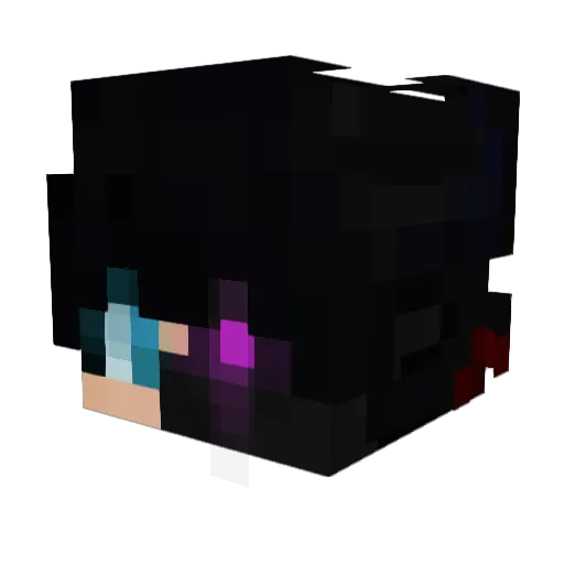 LMelo11 Minecraft avatar head, 3D render