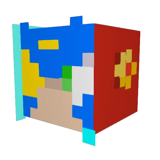 LMull05 Minecraft avatar head, 3D render
