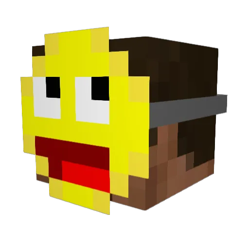 LMxPutz Minecraft avatar head, 3D render
