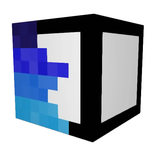 LNCRSNT Minecraft avatar head, 3D render