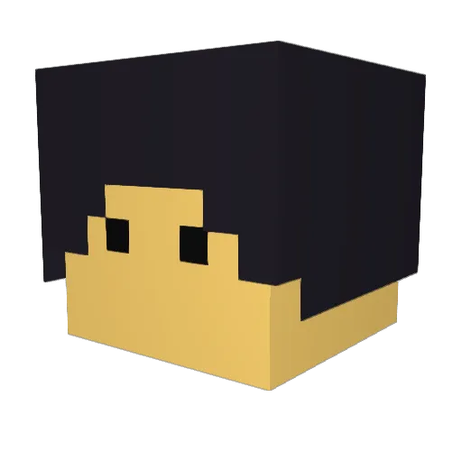 LNRracer Minecraft avatar head, 3D render