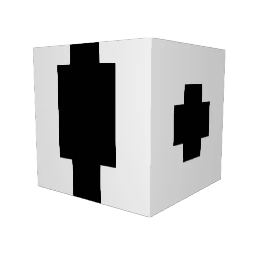 LNXYG Minecraft avatar head, 3D render