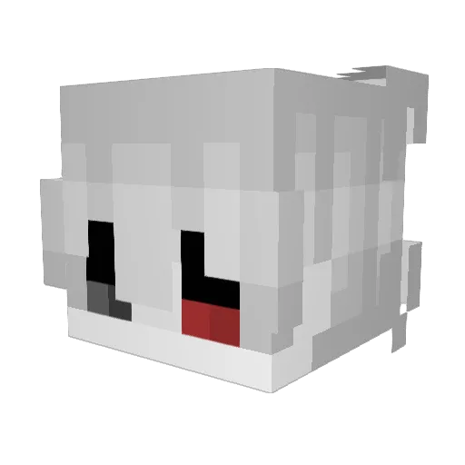 LOD_Chris Minecraft avatar head, 3D render