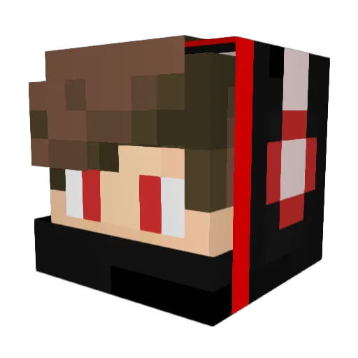 LOKI1235 Minecraft avatar head, 3D render