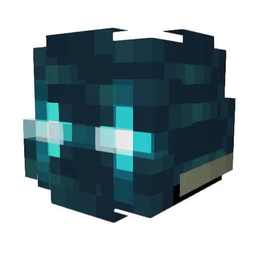 LOKI_8 Minecraft avatar head, 3D render