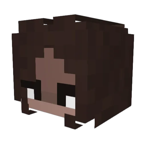 LOLICO2006 Minecraft avatar head, 3D render