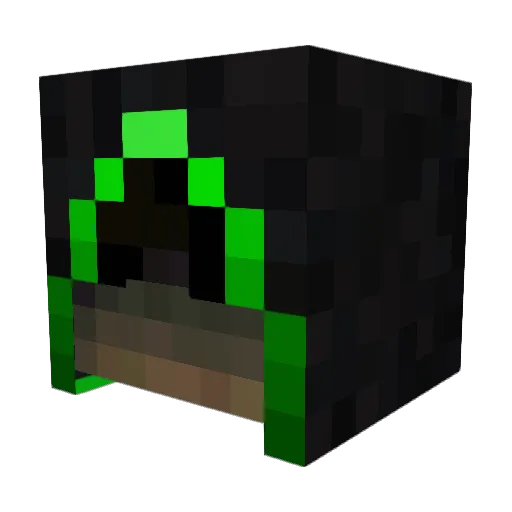 LOLSALM Minecraft avatar head, 3D render