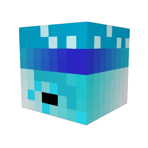 LOLpopqdh Minecraft avatar head, 3D render