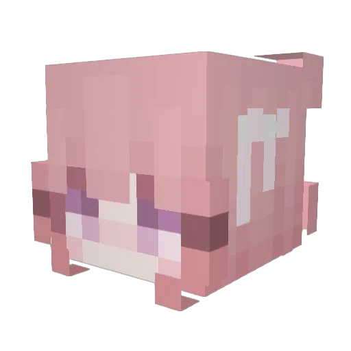 LONGSHELAN111 Minecraft avatar head, 3D render