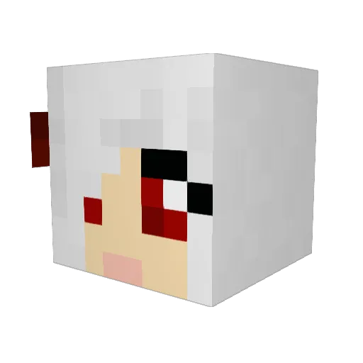 LOOOOOOOOOOOOL Minecraft avatar head, 3D render