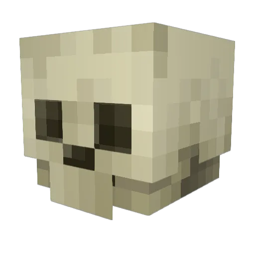 LOOOOOOOOOOOOOOR Minecraft avatar head, 3D render