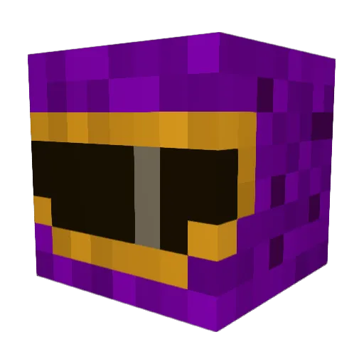 LOOPPEDALGENIUS Minecraft avatar head, 3D render