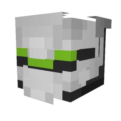 LORDMEMEJESUS Minecraft avatar head, 3D render
