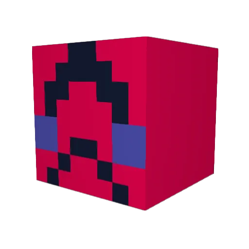 LORDSUNVIKING Minecraft avatar head, 3D render