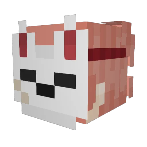 LORD_FF Minecraft avatar head, 3D render
