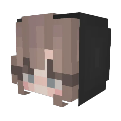 LORD_GEKKI Minecraft avatar head, 3D render