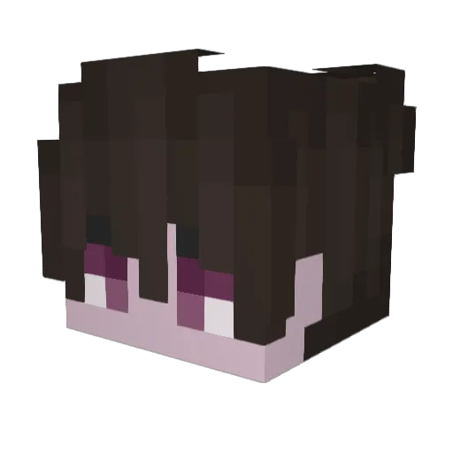 LORD_SILWOX Minecraft avatar head, 3D render
