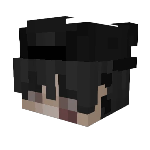 LORTO_ Minecraft avatar head, 3D render