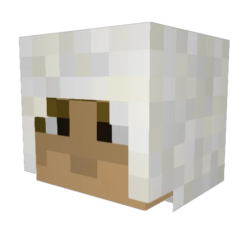 LOTRO132 Minecraft avatar head, 3D render