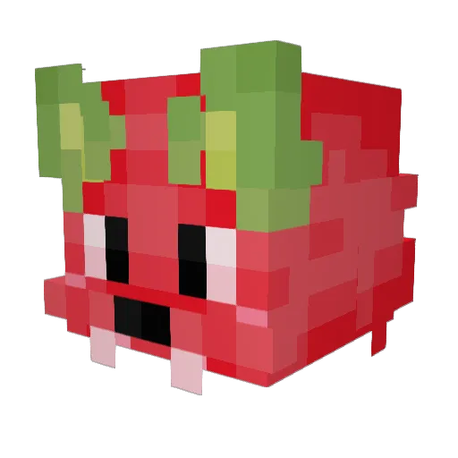 LOUDSTARR Minecraft avatar head, 3D render