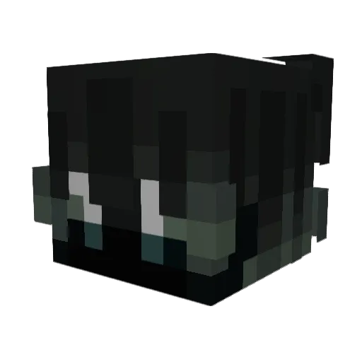 LOVE714 Minecraft avatar head, 3D render