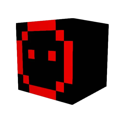 LOVEMEPLEAZE Minecraft avatar head, 3D render